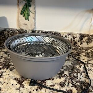 Rival Indoor Croch Grill Gray Electric camping Camp Outdoor Camper